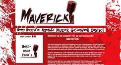 Desktop Screenshot of maverickmusic.nl
