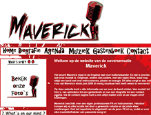 Tablet Screenshot of maverickmusic.nl